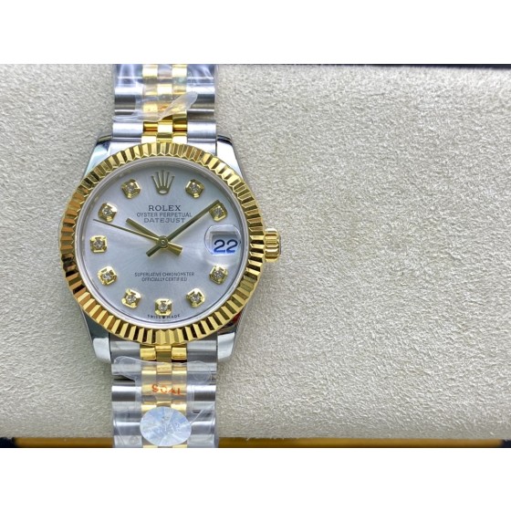WF's latest masterpiece, "Rolex Oyster Datejust 31mm Women's Watch" 1: Original mold opening, the case diameter remains the same as the original 31