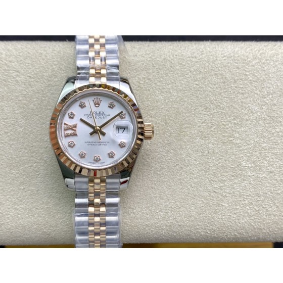 Rolex Women's Datejust 28mm Datejust 279174-0009 ① : The oyster case of the Women's Datejust is sturdy, elegant and perfectly proportioned