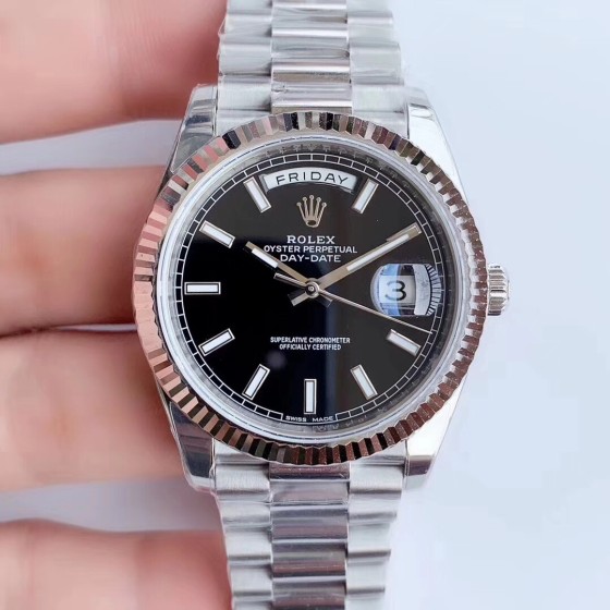 Rolex Datejust, 40mmx13mm in diameter, with a new folding clasp featuring three beads, classic bezel and aperture to choose from, replica 3255