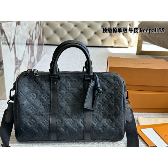 Top-quality original pure cowhide
Handsome men and cool women!! The LV keepall35 Thai pants are really spicy
Louis Vuitton keepall