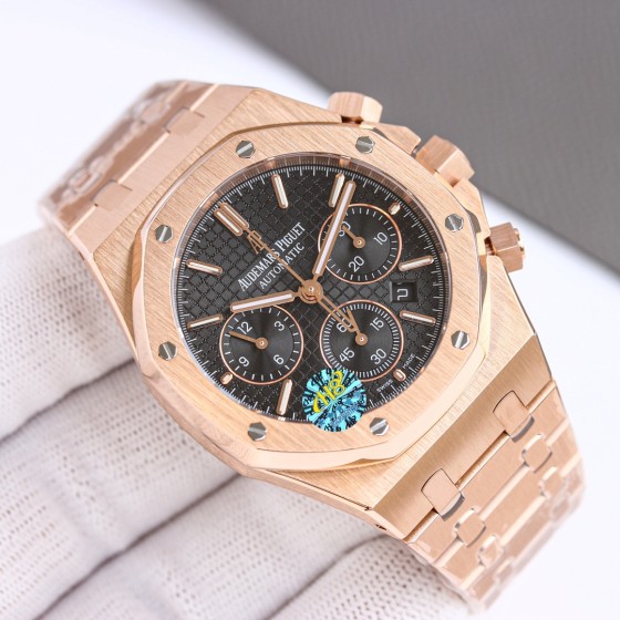 AP/ Audemars Piguet Royal Oak 26331OR Chronograph, featuring the same (6-digit small seconds) 7750 chronograph movement as the genuine product, 316
