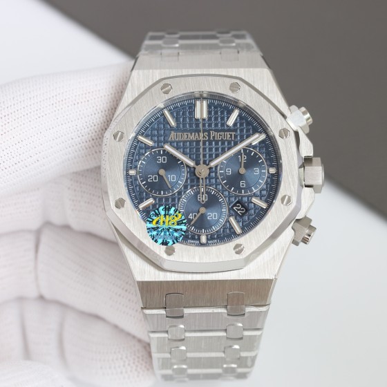 The new 26240 chronograph from AP/ Audemars Piguet Royal Oak series features the same 7750 chronograph movement as the genuine one (6-position small seconds transparent case back)