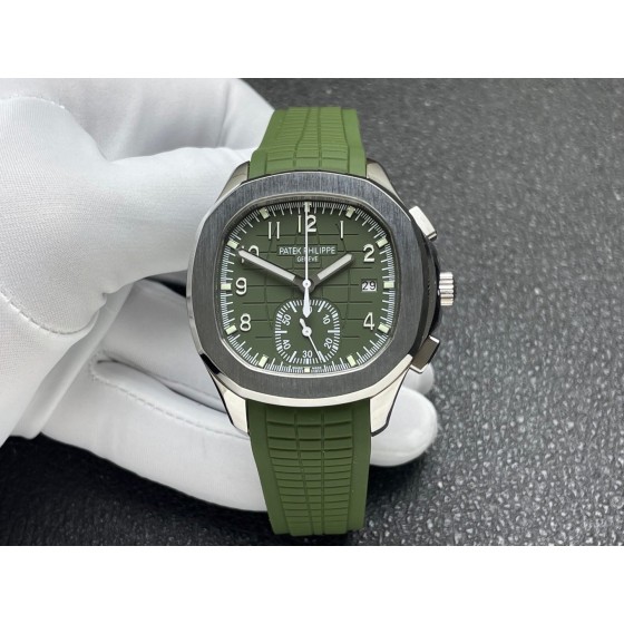 Patek Philippe AQUANAUT 5980 Ultra-thin Chronograph watch. It took three years for the best ⌚️!
【 Movement 】 Customized ultra-thin automatic winding