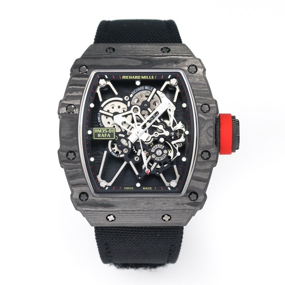 【 Ceiling 】RICHARD MILLE RM 35-01 RAFAEL NADAL Carbon Fiber Wristwatch -
