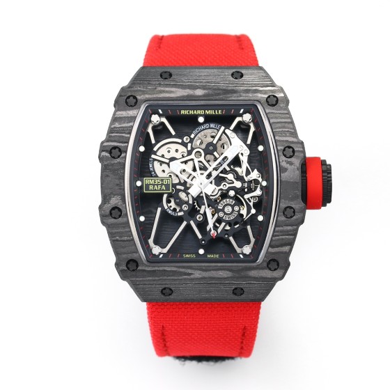 【 Ceiling 】RICHARD MILLE RM 35-01 RAFAEL NADAL Carbon Fiber Wristwatch -