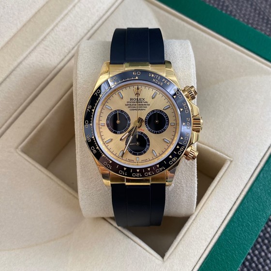 Rolex Golden Daytona 2026! The movement adopts 4131 with a thickness of 12.2mm! Original mold opening!
Rolex Daytona
Size :40