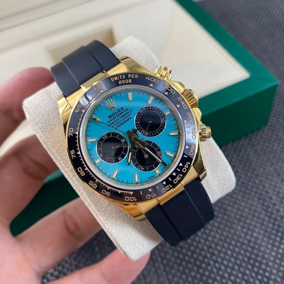 The latest in 20256!! Rolex and "Tiffany" have a dreamy collaboration with the Daytona! The movement adopts 4131 with a thickness of 12.2mm! Original mold opening