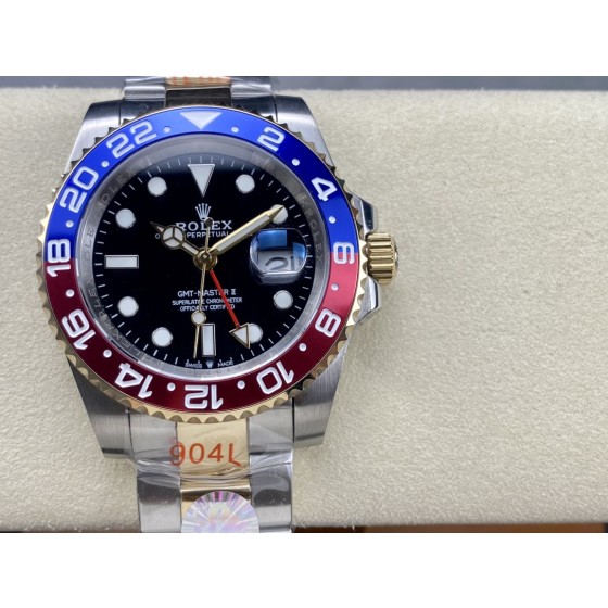 SK Factory Rolex GMT Coke Bezel ~ Pepsi bezel ~